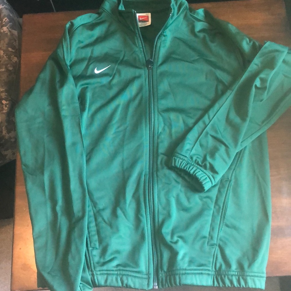 Nike green warm up